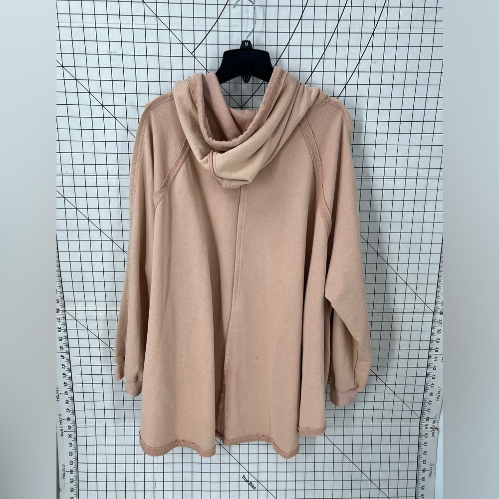 Oli & Hali oversized high low hooded jacket S